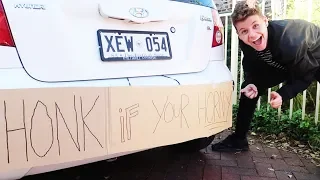HONK IF YOU'RE HORNY PRANK!