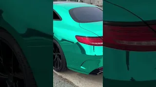 World’s First Turquoise Chrome S Coupe! #shorts #viral #car #chrome