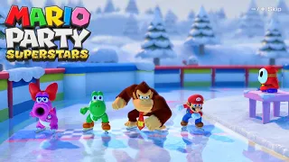 Mario Party Superstars - Yoshi vs Birdo vs Mario vs Donkey Kong - Later Skater (Master Difficulty)