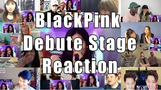 BLACKPINK - BOOMBAYAH Debut Stage "Reaction Mashup"