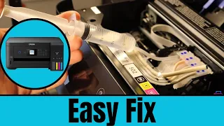 Epson ET 2750 - How To Clean Printhead - Printer Error Solved