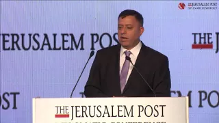 Labor party Chairman Avi Gabbay at the Jersualem Post's 2017 Diplomatic Conference