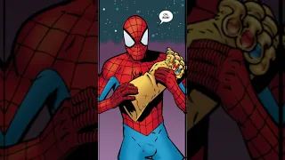 Spiderman uses the infinity gauntlet #spiderman #comics  #marvelcomics #shorts