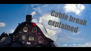 Glider CABLE BREAKS on take off!