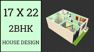 17 x 22 House Plan ll 17 x 22 Ghar Ka Naksha ll 375 Sqft House Design ll 17 x 22 House Design