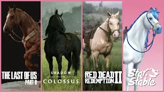TOP 10 MOST FAMOUS HORSES IN VIDEO GAMES! | Pinehaven