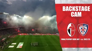 ⚪🔴🎥 THE BACKSTAGE CAM • Bari-Cagliari 0-1 • s.s. 2022/23 Finale PlayOff Serie BKT • Tunnel Cam