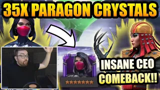 INSANE 7 STAR SILK & LADY DEATHSTRIKE PARAGON CRYSTAL OPENING -  CEO - Marvel Contest of Champions