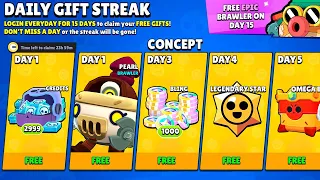 😱CLAIM NEW FREE GIFTS!!!🎁🎁🎁/Brawl Stars FREE QUEST!/CONCEPT