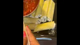 Stuffed Manicotti Shells ~ quick, easy and delicious ♨️ #tishkanani #cooking