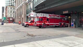 Boston Fire T9, H4, TL3, E10, R1 Responding