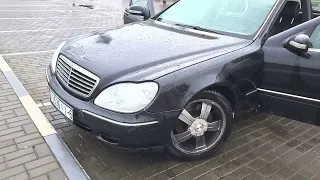 Mercedes w220 1999г. 4.3 газ бензин.