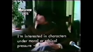 Andrei Tarkovsky on his Character Choices