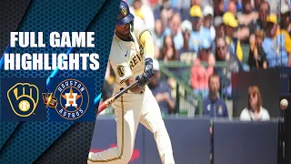 Houston Astros vs Milwaukee Brewers FULL GAME HIGHTLIGHT| MLB May 17 2023 | MLB Season 2024