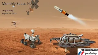 Monthly Space News 2022/08: Artemis, CLPS, ISS, Mars Sample Return, Lucy, launches, JWST, ...