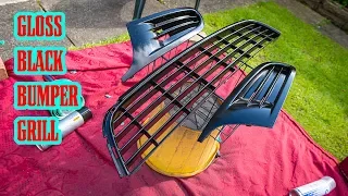 How To Spray Paint Bumper Grill