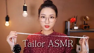 [English ASMR] Making you a customized suit👔 | Measuring, cutting, soft spoken whispering