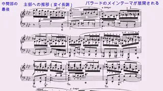 【色分け解説】ショパン　バラード第4番ヘ短調 Op.52 サンソン・フランソワ