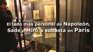 El lado más personal de Napoleón, Sade o Miró, a subasta en París