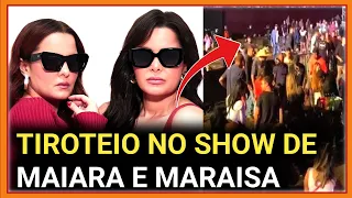 Polícias trocam TIROS no show de MAIARA E MARAISA em Juara Mato grosso 😱🚨