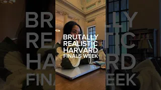 *BRUTALLY REALISTIC* Harvard Finals Week Vlog