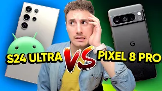 SAMSUNG vs ANDROID STOCK: GALAXY S24 ULTRA vs PIXEL 8 PRO, MEGA CONFRONTO AI!