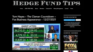 Hedge Fund Tips with Tom Hayes - VideoCast - Episode 115 - December 30, 2021