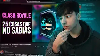 @BENIJU  REACCIONA A 25 COSAS QUE NO SABÍAS DE CLASH ROYALE 🤓