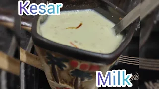 Kesar milk || easy || homemade