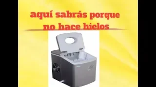 Reparar máquina de hacer hielos portátil