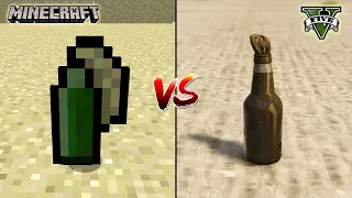 MINECRAFT MOLOTOV VS GTA 5 MOLOTOV - WHICH IS BEST?