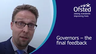 Governors – the final feedback