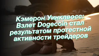 Кэмерон Уинклвосс: Взлет Dogecoin стал результатом протестной активности трейдеров