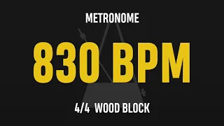 830 BPM 4/4 - Best Metronome (Sound : Wood block)