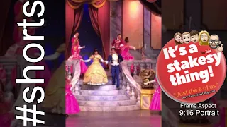 Princess Belle with her Prince | Beauty & the Beast stage show | Walt Disney World | #shorts