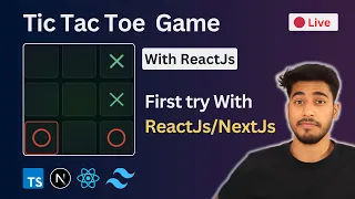 🔴 🚀 Live Building a Tic Tac Toe Game with ReactJs/Next.Js & More Exciting Features 🔥