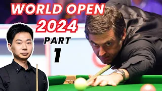 Ronnie O'Sullivan vs Lyu Haotian | World Open Snooker 2024 | Part 1