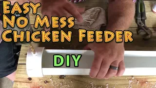 How To Build A Chicken Feeder DIY for 25 Bucks