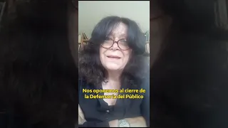 Maristella Svampa apoya a la Defensoría del Público