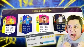 O DRAFT QUASE PERFEITO!!!! SÓ CARTA MONSTRA!!! FIFA 18 FUT DRAFT!! ⚽🔥