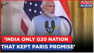 We Do Not Believe In Exploitation, India Only G20 Country That Fulfilled Paris Promise: PM Modi