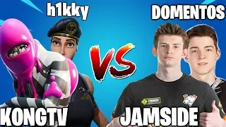 JAMSIDE И DOMENTOS ИГРАЮТ 2НА2 С KONGTV H1KKY БОКСФАЙТ