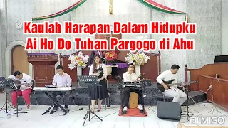 Kaulah Harapan || Ai ho do Tuhan pargogo di au || bukan dengan kekuatanku || lagu rohani cover band