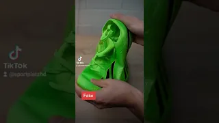 FAKE VS REAL Adidas X😦 #trend #soccer #football #footballplayer #fußball #viral #tutorial #challenge