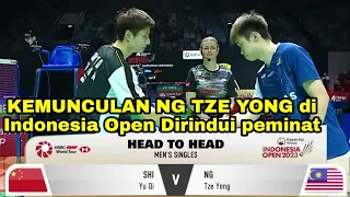 WOW! Kemunculan NG Tze Yong(MAS) vs Shi Yuqi(CHN) di INDONESIA Open Dirindui Peminat