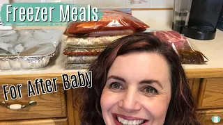 FREEZER MEALS for New Moms - Get prepared for after baby