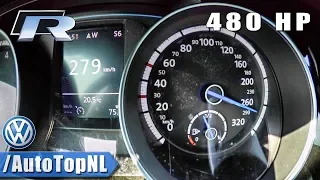 480HP VW Golf R MK7 | 0-279km/h ACCELERATION & TOP SPEED | by AutoTopNL