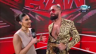 Seth Rollins habla de Finn Bálor y su reto abierto en Backstage - WWE Raw 12/06/2023 (En Español)