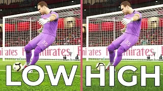 [4K] PES 2019 – PC Low vs. High Graphics Comparison