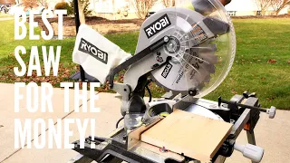 This is the best compound miter saw FOR THE MONEY! Tons of power and some cool features